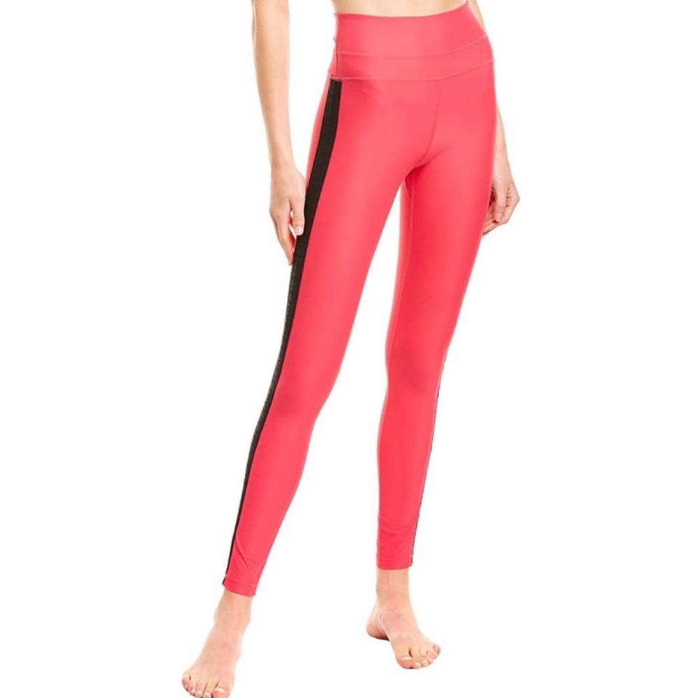 SPIRITUAL GANGSTER Cherry Pink Centered Studio Tight Love Is Love Leggings Sz XS